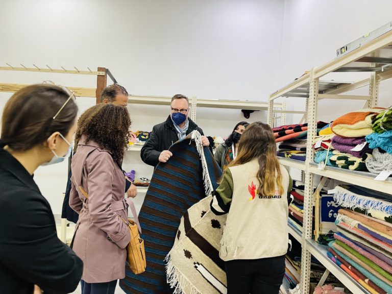 UNITAD SA Christian Ritscher visits FYF's Enterprise & Training Center (ETC) (4)