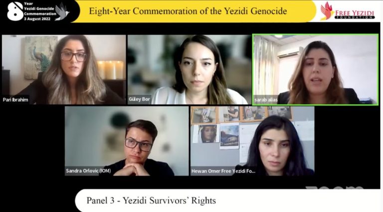FYF hosts virtual panels to mark Yezidi Genocide (4)