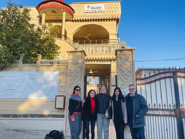 British MP & Activists at FYF's center to combat violence against women in Sheikhan