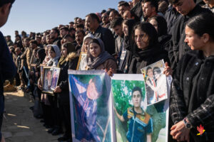 Burial ceremony for 41 Yezidi Genocide victims
