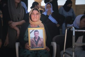 Burial Ceremony for 22 Yezidi Genocide Victims (4)
