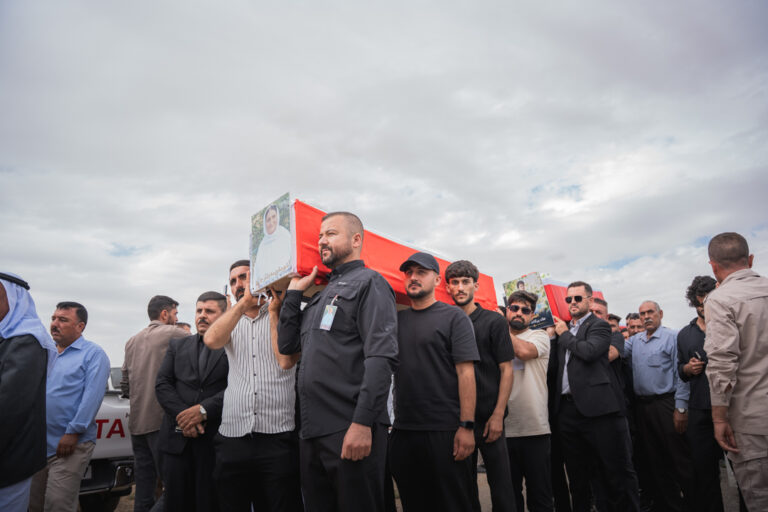 Burial Ceremony for 25 Yezidi Genocide Victims (1)