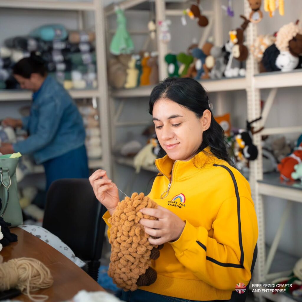 Instagram post from yezidi_crafts_and_enterprise. This post is in position 3.