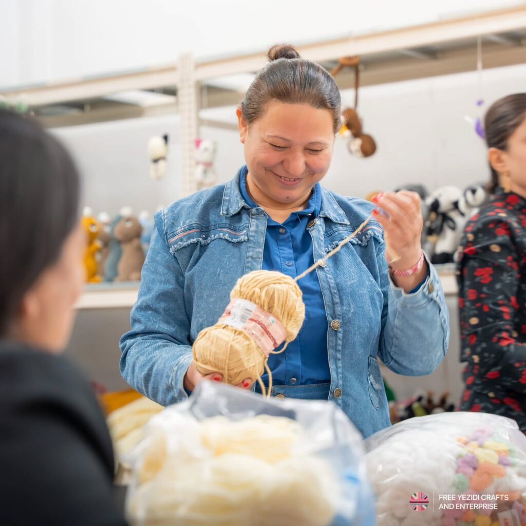 Instagram post from yezidi_crafts_and_enterprise. This post is in position 1.